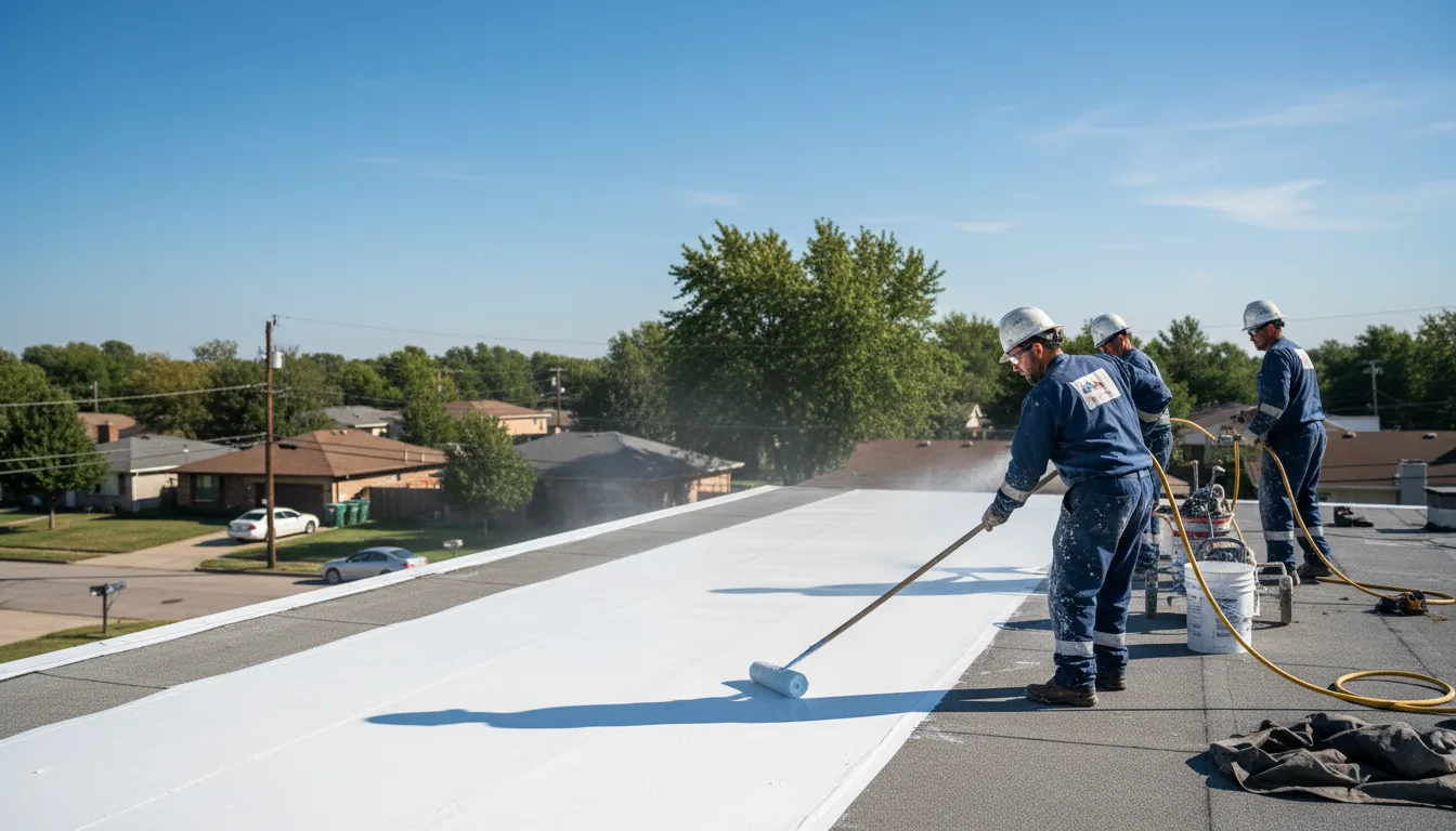 Commercial roof coating in Barren Springs, VA near me